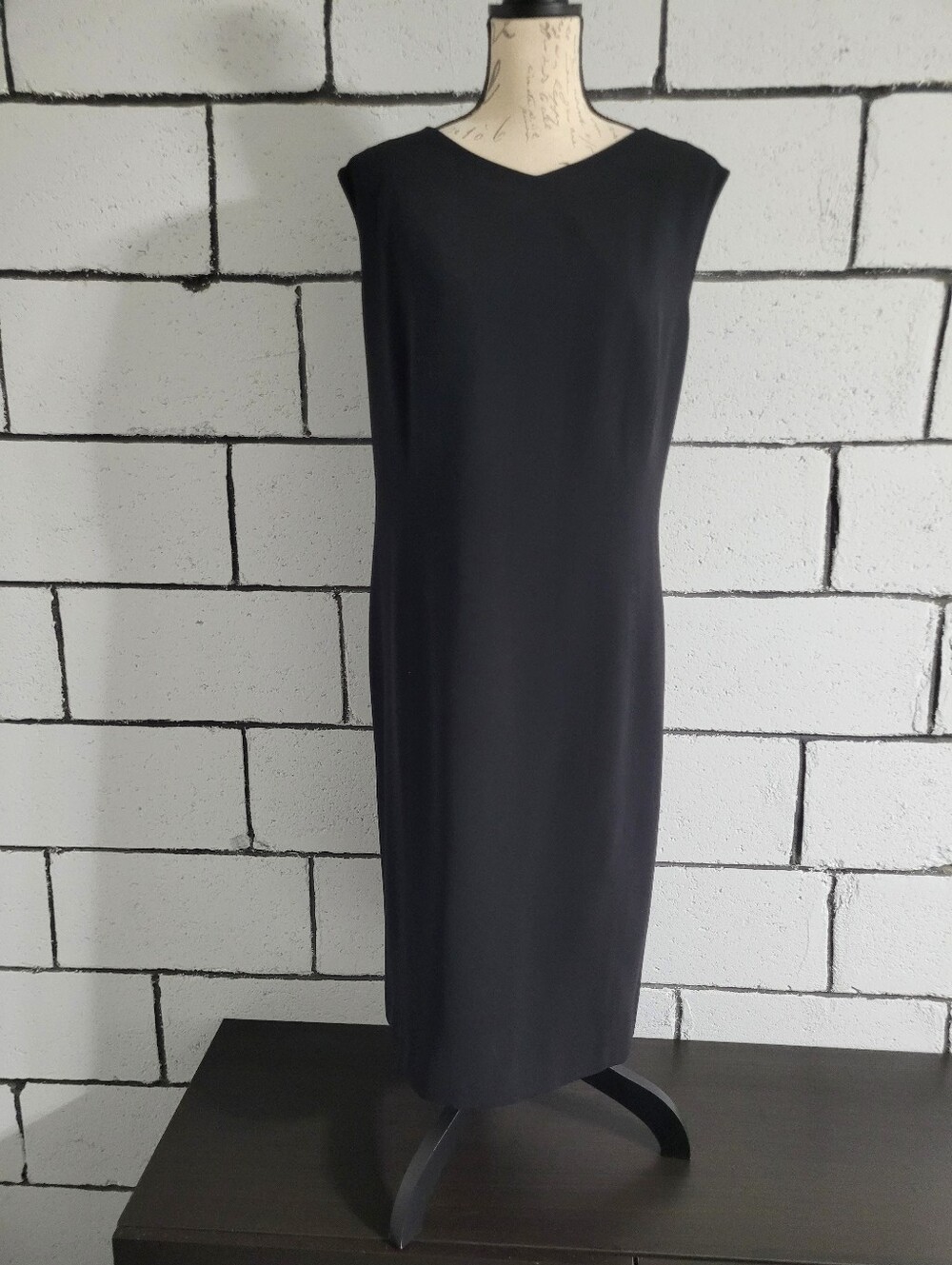 BUNDLE SALE! Laura Scott Women- Classic Black Sleeveless Sheath Dress Sz 18W